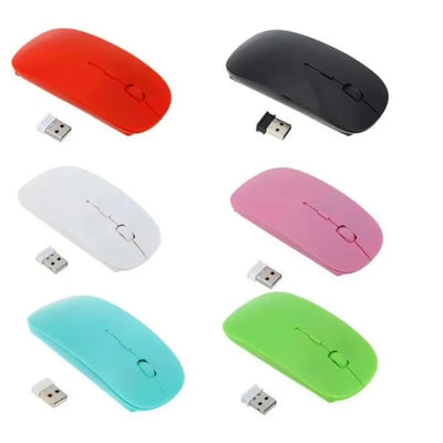 New Mini Usb Optical Wireless Mouse 2.4g Wireless Rceiver USB Optical Mouse For Computer Laptop Desktop Pc 4 Candy Color