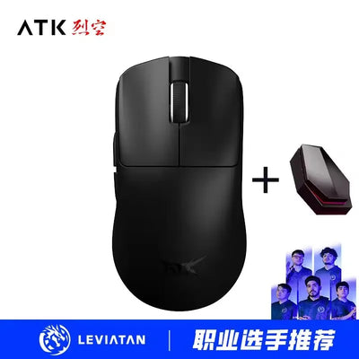 ATK F1 Extreme Non-porous Lightweight Wireless Gaming Mouse PAW3950 Ultra Dual-Mode 8000Hz 35g Lightweight E-sports FPS Mice