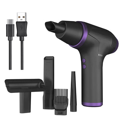 15000mAh Portable Compressed Air Blower High Power Brushless Multifunction Air Duster Cleaner for Keyboard Computer Cleaning
