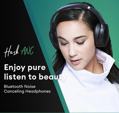 Skullcandy Hesh ANC Over-Ear Wireless Headsets Long Endurance Headphones Bluetooth Gaming Sports Volume Control Earphones