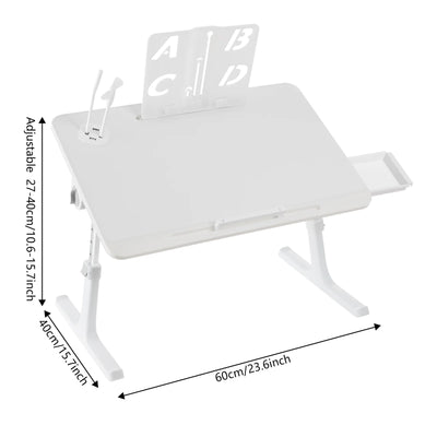 Bed Laptop Table, Multi-purpose Lapdesk, Folable Bed Laptop Table